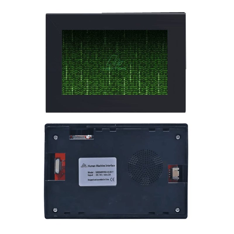 Ferwooh شاشة Nextion الذكية بحجم 5.0 بوصة NX8048P050-011C-Y HMI تسلسلي TFT شاشة تعمل باللمس السعوي 800x480 وحدة LCD مع هيكل تدعم الصوت والفيديو - Image 4